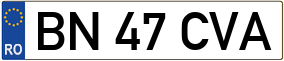 Truck License Plate